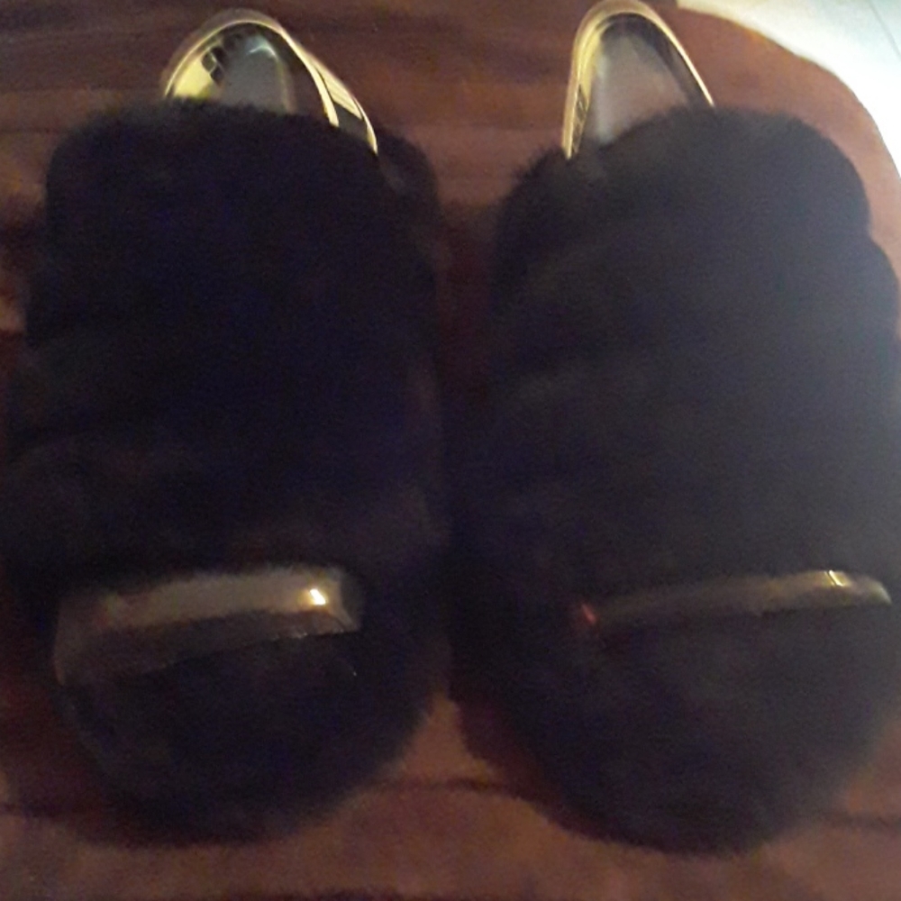 Oh yea  ugh fur slides price firm